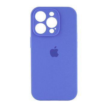 Silicone case Full camera iPhone 16 Pro capri blue 40967 фото