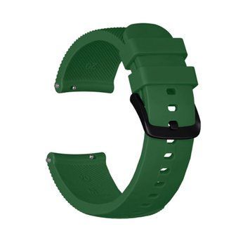 Універсальний ремінець 20mm silicone dark green 29505 фото