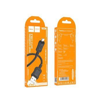 USB Cable Hoco Micro usb X94 2A 1m black 38199 фото