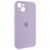 Silicone case Full camera iPhone 15 Pro Max light purple 32289 фото