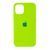 Silicone case Full iPhone 12/12 Pro neon green 28056 фото