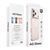 Silicone case iPhone 15 Pro Max with MagSafe AG Glass rose gold 45932 фото