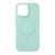 Silicone case iPhone 15 Pro with MagSafe Premium mint 41938 фото