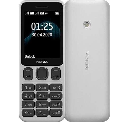 Телефон Nokia 125 DS White UA 22313 фото