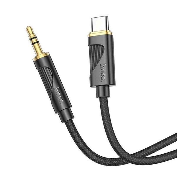 AUX Hoco UPA30 3.5 to Type C 1m black 42207 фото