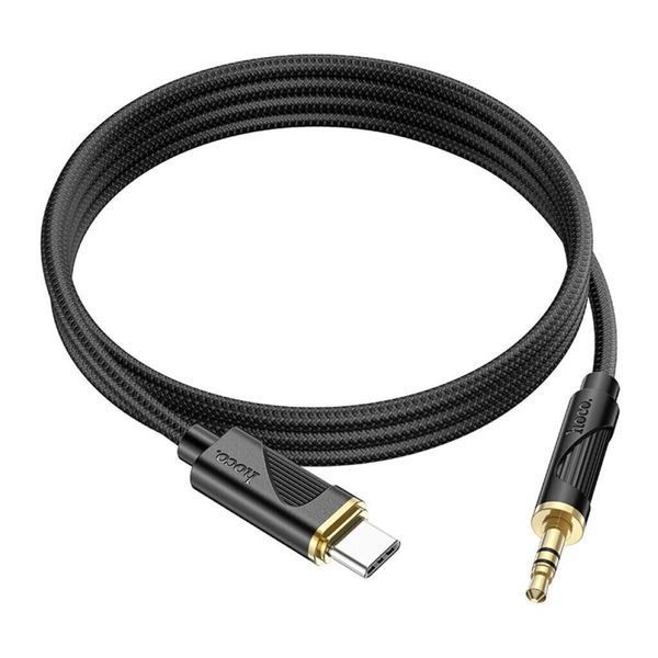 AUX Hoco UPA30 3.5 to Type C 1m black 42207 фото