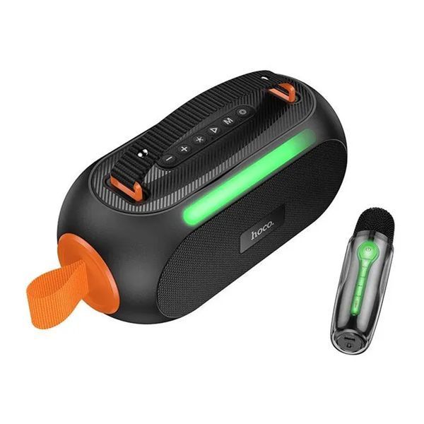 Колонка Bluetooth Hoco DS64 + мікрофон black 43067 фото