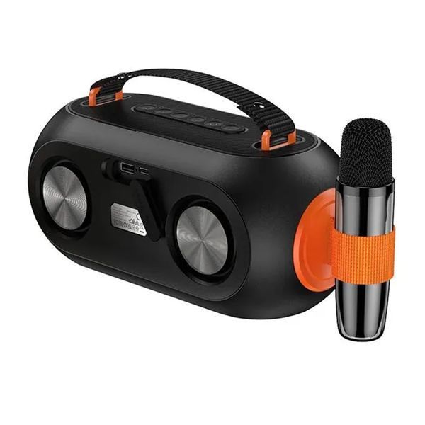 Колонка Bluetooth Hoco DS64 + мікрофон black 43067 фото
