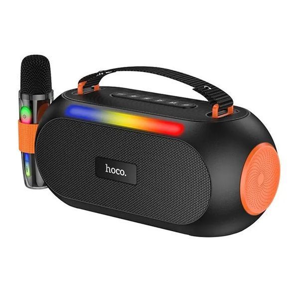 Колонка Bluetooth Hoco DS64 + мікрофон black 43067 фото