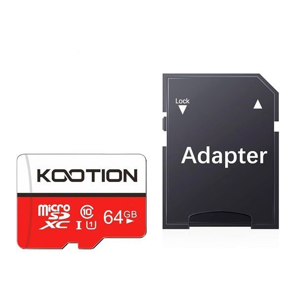 MicroSD 64GB Kootion UHS-1 Class 10+ SD adapter UA 45434 фото