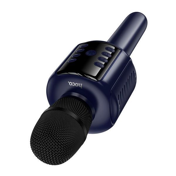 Мікрофон bluetooth Hoco L24 blue 46822 фото