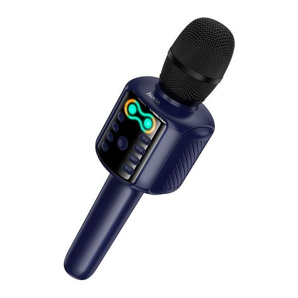 Мікрофон bluetooth Hoco L24 blue 46822 фото