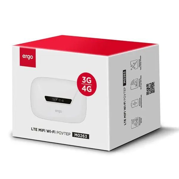 Мобільний Wi-Fi модем ERGO M0263 (cat4) 3G/4G UA 29965 фото