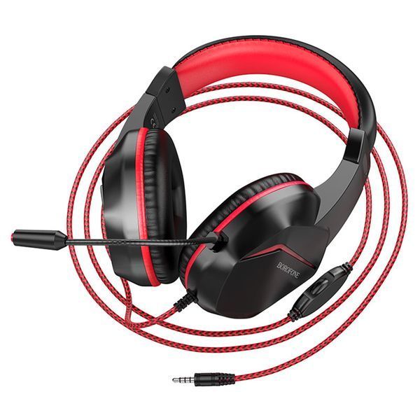 Навушники для комп'ютера Borofone BO104 black - red 35503 фото