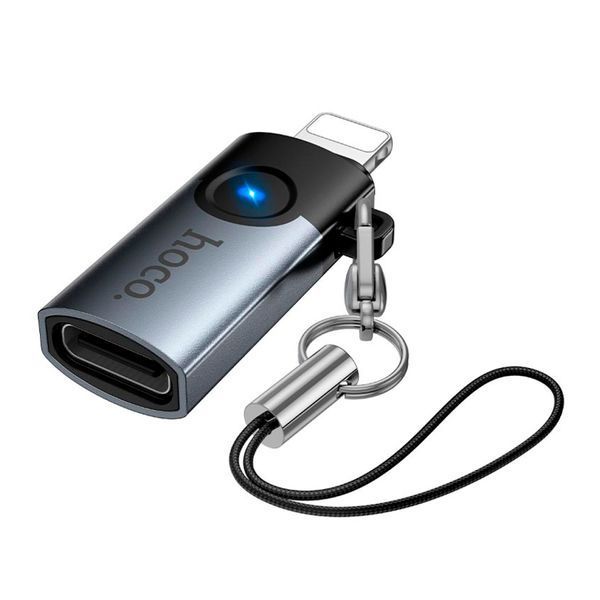 USB перехідник Hoco UA46A Lightning на Type-C 47252 фото