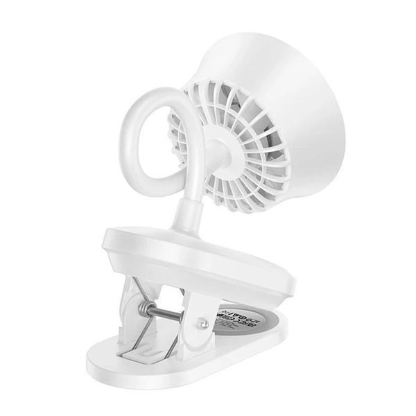 Вентилятор з акумулятором Hoco HX610 white 47197 фото