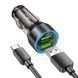 АЗП Hoco NZ12 36W (2USB) + cable Type-C black 35376 фото 2