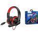 Навушники для комп'ютера hoco. W103 black - red 24974 фото 2