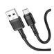 USB Cable Hoco Micro usb X83 2.4A 1m black 29770 фото 1