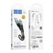 USB Cable Hoco Micro usb X38 2.4A 0.25m black 32119 фото 1