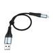 USB Cable Hoco Micro usb X38 2.4A 0.25m black 32119 фото 2