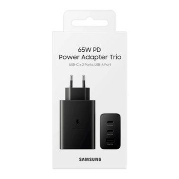 МЗП SAMSUNG 65W Trio (EP-T6530NBEGEU) Black UA 44961 фото