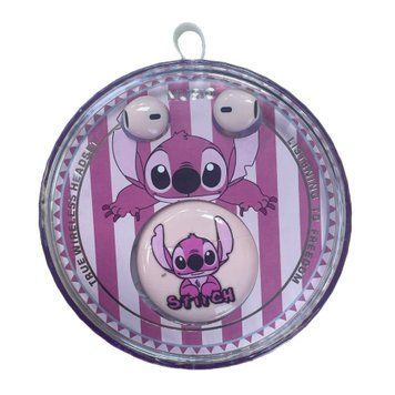 Навушники AirPods Kids Stitch pink 44339 фото