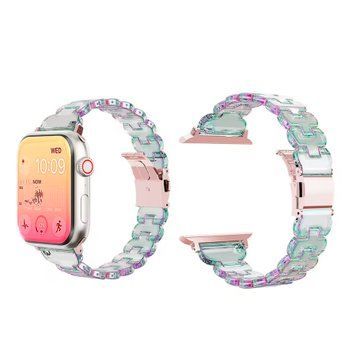 Ремінець Apple watch 38/40/41mm Acrylic reseda 47528 фото