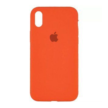 Silicone case Full iPhone Xs Max orange 44502 фото