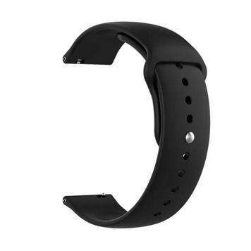 Універсальний ремінець 20mm Sport Strap black 32566 фото