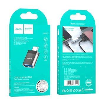 USB перехідник Hoco UA17 Type-C під флешку 04944 фото