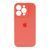 Silicone case Full camera iPhone 16 hot peach 41274 фото