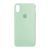 Silicone case Full iPhone X/XS pistachio 23923 фото