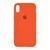 Silicone case Full iPhone Xs Max orange 44502 фото