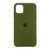 Silicone case iPhone 11 khaki/virid 08938 фото