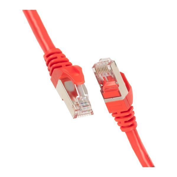 Кабель 2Е Patch Cat 6,S-FTP, RJ45, 4x2 27AWG ,7/0.14 Cu, 0.20 m, PVC,Red 08418 фото