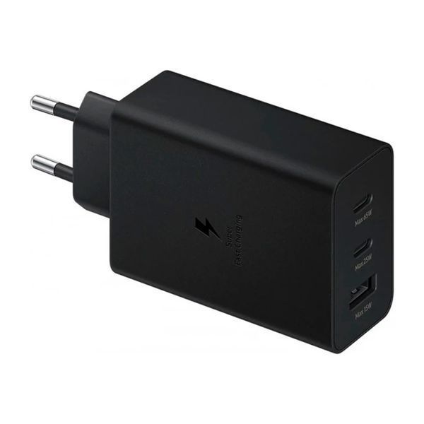 МЗП SAMSUNG 65W Trio (EP-T6530NBEGEU) Black UA 44961 фото
