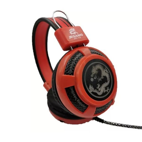 Навушники для комп'ютера JEQANG F-15 black - red 40056 фото