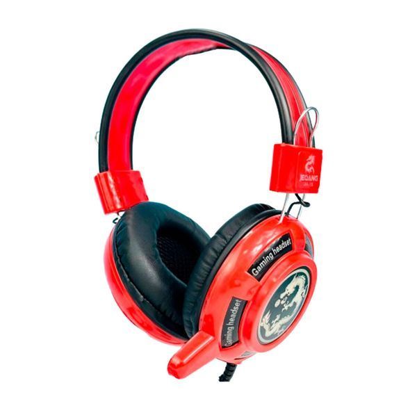 Навушники для комп'ютера JEQANG F-15 black - red 40056 фото