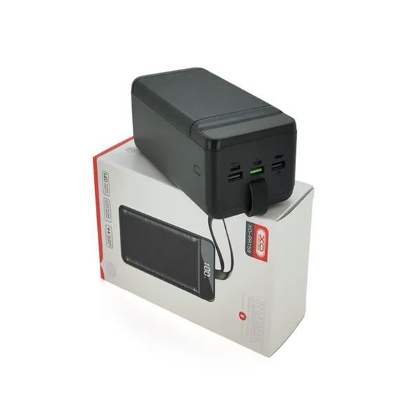 Power bank 60 000 mah XO PR159 Fast-charging with light PD20W/QC22.5W black 00667 фото