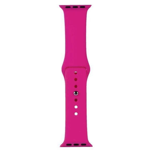 Ремінець Apple watch 42/44/45mm silicone rose red 34492 фото