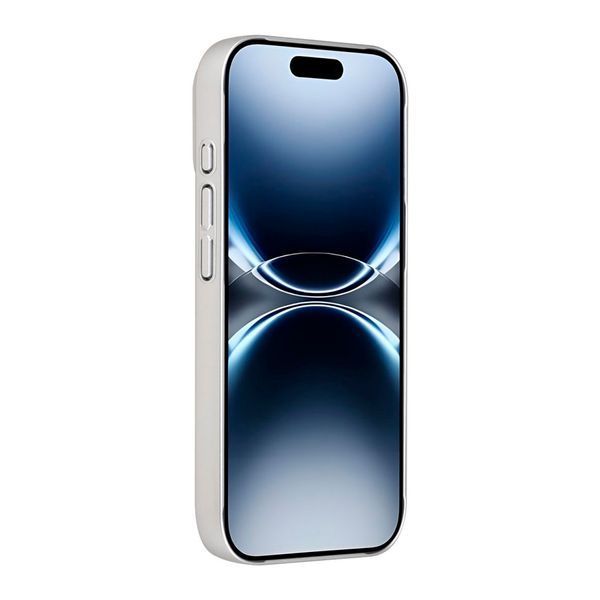 Silicone case iPhone 14 Pro with MagSafe AG Glass silver 45933 фото
