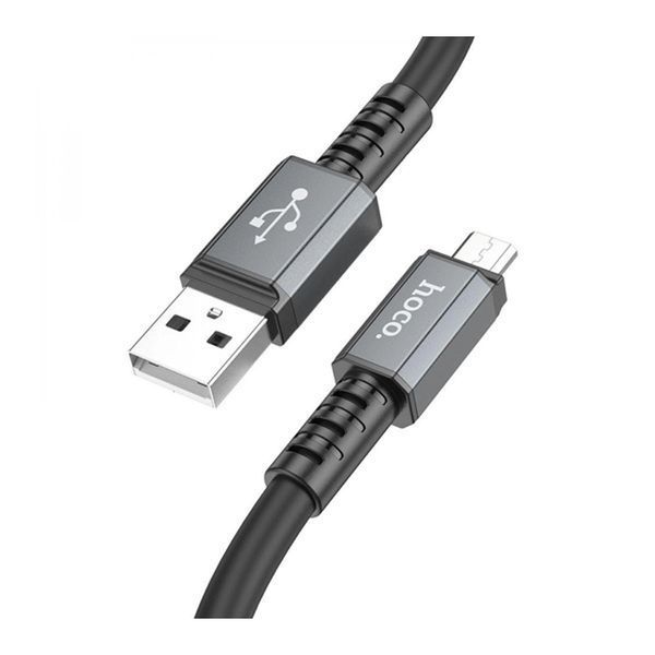 USB Cable Hoco Micro usb X85 2.4A 1m black 29465 фото