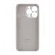 Silicone case Full camera iPhone 16 Pro Max stone 38369 фото 2