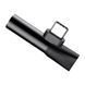 AUX Baseus L41 Type-C to Type-C + 3.5mm black 47191 фото 4