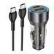 АЗП Hoco NZ12A PD 43W/3A QC3.0 18W (1USB-1USB-C) + cable Type-C-Type-C black 35377 фото 2