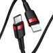 Cable Baseus Cafule Metal Type-C to Lightning PD 20W (1m) red-black 44138 фото 2
