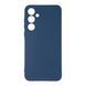 Silicone cover Full Samsung S22 Ultra dark blue 35183 фото 1