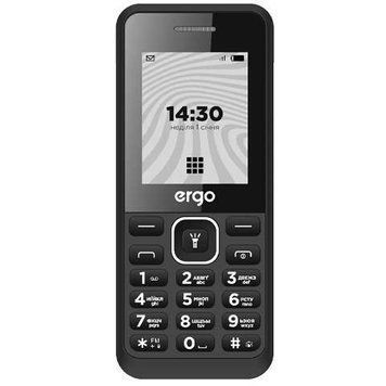 Телефон Ergo B242 Black UA 25778 фото