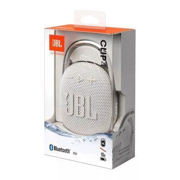 Колонка Bluetooth JBL Clip 4 white UA 36372 фото